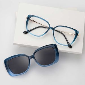 Óculos de grau Prevent Jade clip on azul