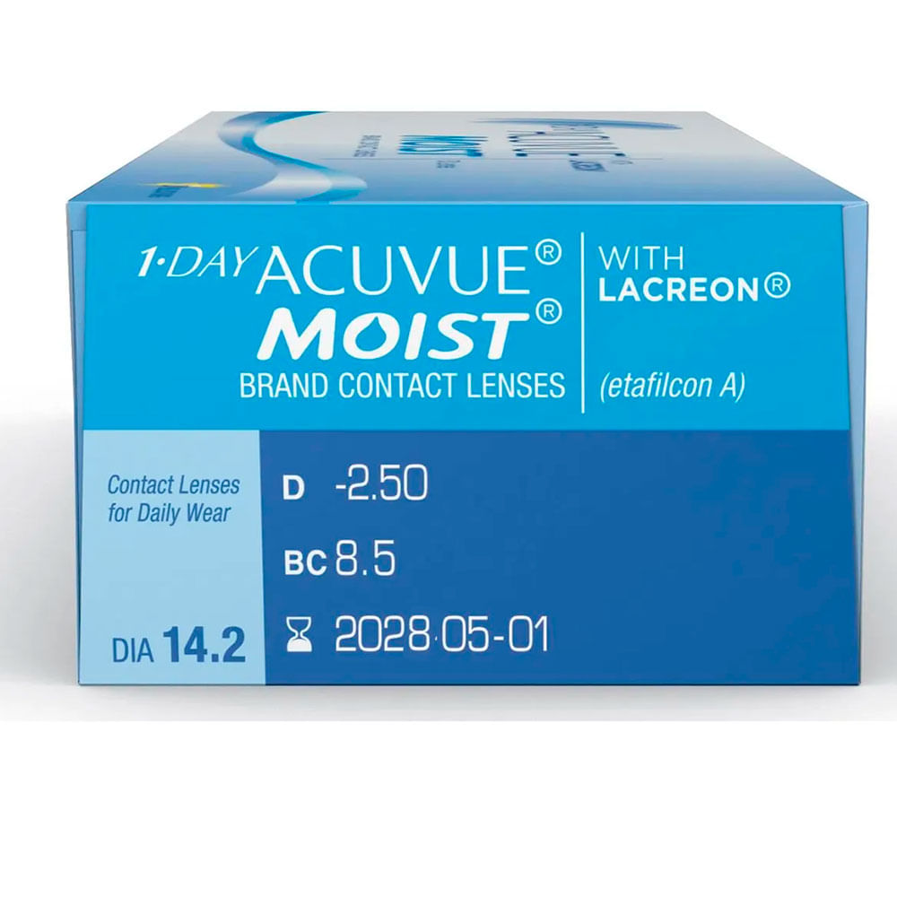 1 DAY ACUVUE MOIST - Johnson & Johnson | Óticas Prevent